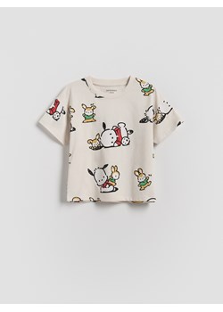 Reserved - T-shirt Pochacco - beżowy - id: 104FO-08X - marki Reserved - 184616087 Reserved - T-shirt Pochacco - beżowy ze sklepu Reserved w kategorii Odzież dla niemowląt - zdjęcie 184616087