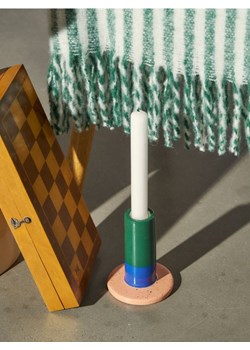 Sinsay - Świecznik ceramiczny - zielony ze sklepu Sinsay w kategorii Świeczniki - zdjęcie 184616936