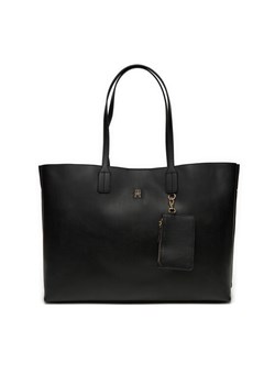 Tommy Hilfiger Torebka AW0AW16904 Czarny ze sklepu MODIVO w kategorii Torby Shopper bag - zdjęcie 184617257