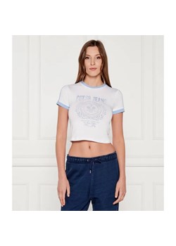 Guess Jeans T-shirt BABY RACKET | Cropped Fit ze sklepu Gomez Fashion Store w kategorii Bluzki damskie - zdjęcie 184618596