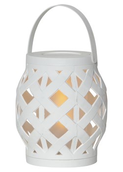 STAR Trading Lamion LED &quot;Flame Lantern&quot; w kolorze białym - wys. 16 cm ze sklepu Limango Polska w kategorii Świeczniki - zdjęcie 184619235