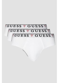 GUESS Zestaw białej męskiej bielizny slipy 3 Pack, Rozmiar XXL ze sklepu outfit.pl w kategorii Majtki męskie - zdjęcie 184619899