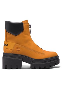 Botki Timberland Everleigh Boot Front Zip TB0A5YHM2311 Brązowy ze sklepu eobuwie.pl w kategorii Workery damskie - zdjęcie 184620406