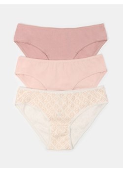 Sinsay - Majtki figi 3 pack - wielobarwny ze sklepu Sinsay w kategorii Majtki damskie - zdjęcie 184623048