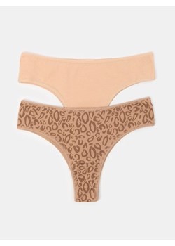 Sinsay - Majtki brazyliany 2 pack - wielobarwny ze sklepu Sinsay w kategorii Majtki damskie - zdjęcie 184623049
