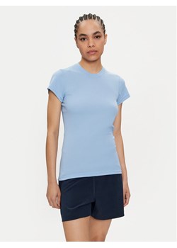 Helly Hansen Koszulka techniczna W Hh Tech T-Shirt 48373 Niebieski Slim Fit ze sklepu MODIVO w kategorii Bluzki damskie - zdjęcie 184623206