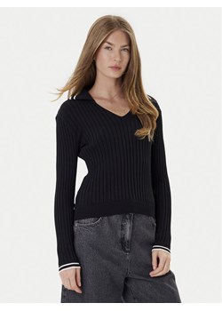 PINKO Sweter Linosa 105418 A2PS Czarny Regular Fit ze sklepu MODIVO w kategorii Swetry damskie - zdjęcie 184623228