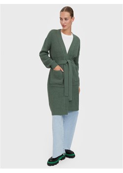 Vero Moda Kardigan Sayla 10268501 Zielony Regular Fit ze sklepu MODIVO w kategorii Swetry damskie - zdjęcie 184623236
