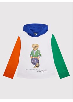 Polo Ralph Lauren Bluza 323865679001 Biały Regular Fit ze sklepu MODIVO w kategorii Bluzy chłopięce - zdjęcie 184623338