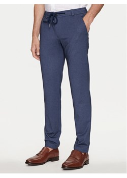 Bugatti Chinosy 4036 56810A Niebieski Slim Fit ze sklepu MODIVO w kategorii Spodnie męskie - zdjęcie 184623457