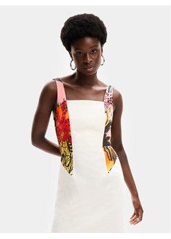 Desigual Sukienka letnia MONSIEUR CHRISTIAN LACROIX Marbella 24SWVW75 Biały Slim Fit ze sklepu MODIVO w kategorii Sukienki - zdjęcie 184623616