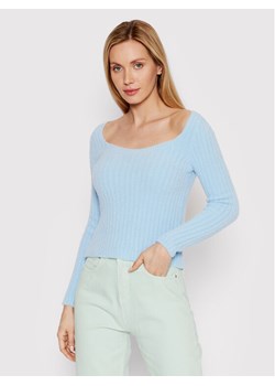 DeeZee Sweter Delaware AL002 Niebieski Regular Fit ze sklepu MODIVO w kategorii Swetry damskie - zdjęcie 184623715