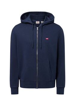 Levi's Męska kurtka z kapturem Mężczyźni Bawełna granatowy jednolity ze sklepu vangraaf w kategorii Kurtki męskie - zdjęcie 184627189