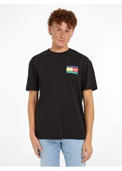 TOMMY JEANS Koszulka w kolorze czarnym ze sklepu Limango Polska w kategorii T-shirty męskie - zdjęcie 184627559