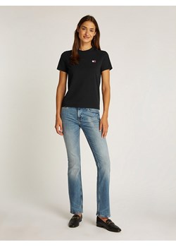 TOMMY JEANS Koszulka w kolorze czarnym ze sklepu Limango Polska w kategorii Bluzki damskie - zdjęcie 184627567