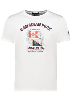 Canadian Peak Koszulka "Jamareak" w kolorze białym - id: 17349607 - marki Canadian Peak - 184628725 Canadian Peak Koszulka "Jamareak" w kolorze białym ze sklepu Limango Polska w kategorii T-shirty męskie - zdjęcie 184628725