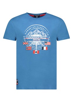 Canadian Peak Koszulka &quot;Jovanyeak&quot; w kolorze niebieskim ze sklepu Limango Polska w kategorii T-shirty męskie - zdjęcie 184628745