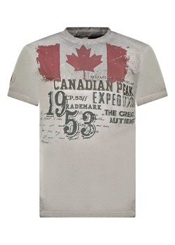Canadian Peak Koszulka &quot;Jeleganteak&quot; w kolorze szarym ze sklepu Limango Polska w kategorii T-shirty męskie - zdjęcie 184628777