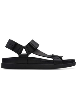 Clarks Skórzane sandały &quot;Sunder Range&quot; w kolorze czarnym ze sklepu Limango Polska w kategorii Sandały męskie - zdjęcie 184628889