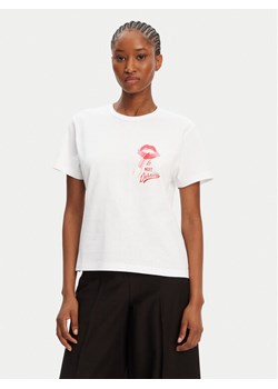 HUGO T-Shirt Destrel_2 50544897 Biały Relaxed Fit ze sklepu MODIVO w kategorii Bluzki damskie - zdjęcie 184629035