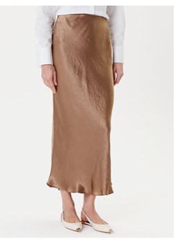 Marella Spódnica midi Pomez 2525106041 Brązowy Regular Fit ze sklepu MODIVO w kategorii Spódnice - zdjęcie 184629037