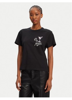 HUGO T-Shirt Destrel_2 50544897 Czarny Loose Fit ze sklepu MODIVO w kategorii Bluzki damskie - zdjęcie 184629048