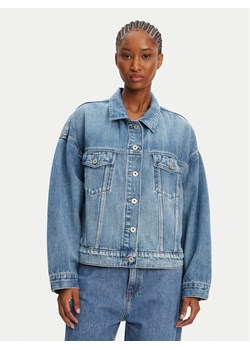 HUGO Kurtka jeansowa Lou 50541559 Niebieski Regular Fit ze sklepu MODIVO w kategorii Kurtki damskie - zdjęcie 184629059