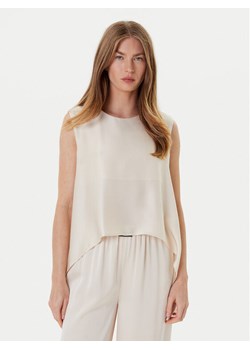 Eleh Bluzka ESS250048 Écru Regular Fit ze sklepu MODIVO w kategorii Bluzki damskie - zdjęcie 184629079