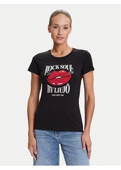 Liu Jo T-Shirt UF5265 JS923 Czarny Regular Fit ze sklepu MODIVO w kategorii Bluzki damskie - zdjęcie 184629106