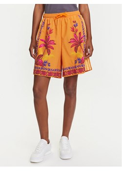 adidas Szorty sportowe FARM JD6289 Pomarańczowy Loose Fit ze sklepu MODIVO w kategorii Szorty - zdjęcie 184629109