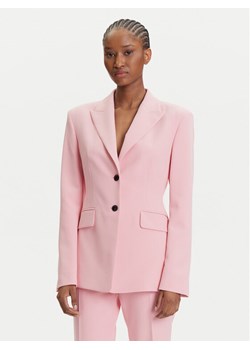 HUGO Marynarka Asmalla-1 50533901 Różowy Slim Fit ze sklepu MODIVO w kategorii Marynarki damskie - zdjęcie 184629116