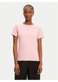 HUGO T-Shirt Deloris 50512002 Czerwony Regular Fit ze sklepu MODIVO w kategorii Bluzki damskie - zdjęcie 184629156