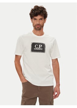 C.P. Company T-Shirt RCCMTS723A005100W Écru Regular Fit ze sklepu MODIVO w kategorii T-shirty męskie - zdjęcie 184629159