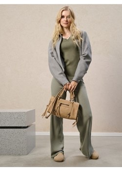 Sinsay - Spodnie wide leg - zielony ze sklepu Sinsay w kategorii Spodnie damskie - zdjęcie 184630558