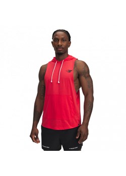 Męski top treningowy z kapturem Under Armour Project Rock SL HD - czerwony ze sklepu Sportstylestory.com w kategorii T-shirty męskie - zdjęcie 184631417