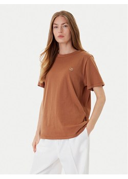 TWINSET T-Shirt 252TP2057 Brązowy Loose Fit ze sklepu MODIVO w kategorii Bluzki damskie - zdjęcie 184632596