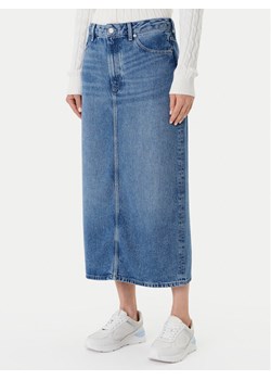 Tommy Hilfiger Spódnica jeansowa WW0WW46503 Niebieski Regular Fit ze sklepu MODIVO w kategorii Spódnice - zdjęcie 184632638