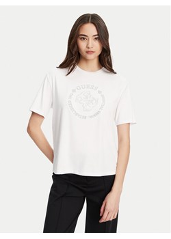 Guess T-Shirt V5YI05 KCOA2 Biały Regular Fit ze sklepu MODIVO w kategorii Bluzki damskie - zdjęcie 184632717