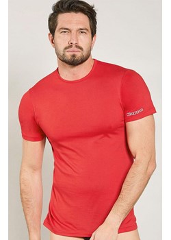 Kappa czerwona koszulka męska bawełniana z krótkim rękawem K1305, Kolor czerwony, Rozmiar M, Kappa ze sklepu Primodo w kategorii T-shirty męskie - zdjęcie 184633766
