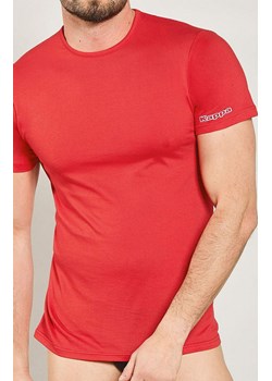 Kappa czerwona koszulka męska bawełniana z krótkim rękawem K1305, Kolor czerwony, Rozmiar M, Kappa ze sklepu Primodo w kategorii T-shirty męskie - zdjęcie 184633767