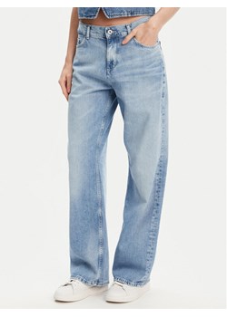 Mustang Jeansy Madison 1016211 Błękitny Wide Fit ze sklepu MODIVO w kategorii Jeansy damskie - zdjęcie 184635175