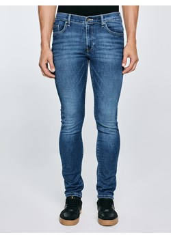 Jeansy męskie skinny z przetarciami niebieskie Jeffray 366 ze sklepu Big Star w kategorii Jeansy męskie - zdjęcie 184635398