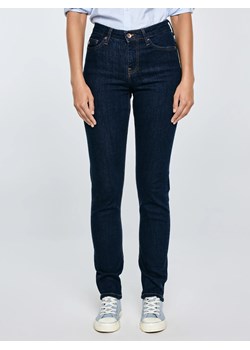 Jeansy damskie z wysokim stanem granatowe Katrina High Waist 720 ze sklepu Big Star w kategorii Jeansy damskie - zdjęcie 184635465