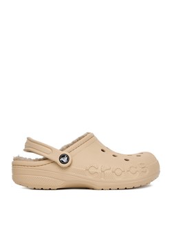 Klapki Crocs C-BAYA LINED CLOG 205969-2ZM Beżowy ze sklepu eobuwie.pl w kategorii Klapki damskie - zdjęcie 184637287