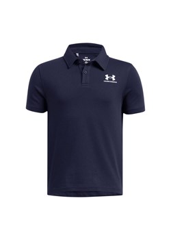 Chłopięca koszulka polo Under Armour UA B Icon Polo - granatowa ze sklepu Sportstylestory.com w kategorii T-shirty chłopięce - zdjęcie 184638315