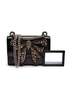 Kurt Geiger Skórzana torebka wieczorowa 690-BOW SMALL SHOREDITCH ze sklepu Gomez Fashion Store w kategorii Kopertówki - zdjęcie 184638456