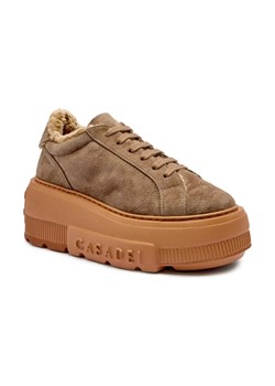 Casadei Skórzane sneakersy Nexus Aplsenales | z dodatkiem wełny ze sklepu Gomez Fashion Store w kategorii Buty sportowe damskie - zdjęcie 184638457