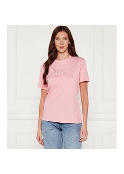 HUGO T-shirt Damacia_5 | Regular Fit ze sklepu Gomez Fashion Store w kategorii Bluzki damskie - zdjęcie 184638508