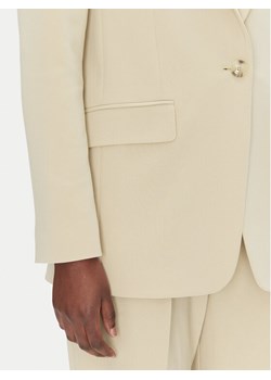 BOSS Marynarka Jocaluah 50490053 Beżowy Regular Fit ze sklepu MODIVO w kategorii Marynarki damskie - zdjęcie 184639647