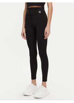 HUGO Legginsy 50545350 Czarny Slim Fit ze sklepu MODIVO w kategorii Spodnie damskie - zdjęcie 184639688
